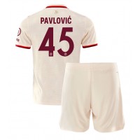 Bayern Munich Aleksandar Pavlovic #45 Rezervni Dres za djecu 2024-25 Kratak Rukav (+ Kratke hlače)